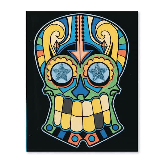 S&#x26;S&#xAE; Worldwide Skull Velvet Art Poster, 24ct.